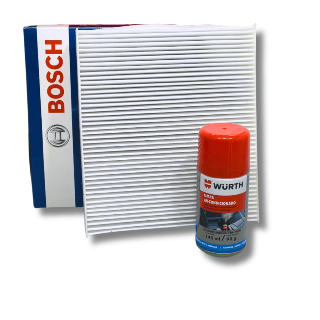 Filtro Ar Condicionado Bosch 0986BF0598 + Spray Higienizador Wurth