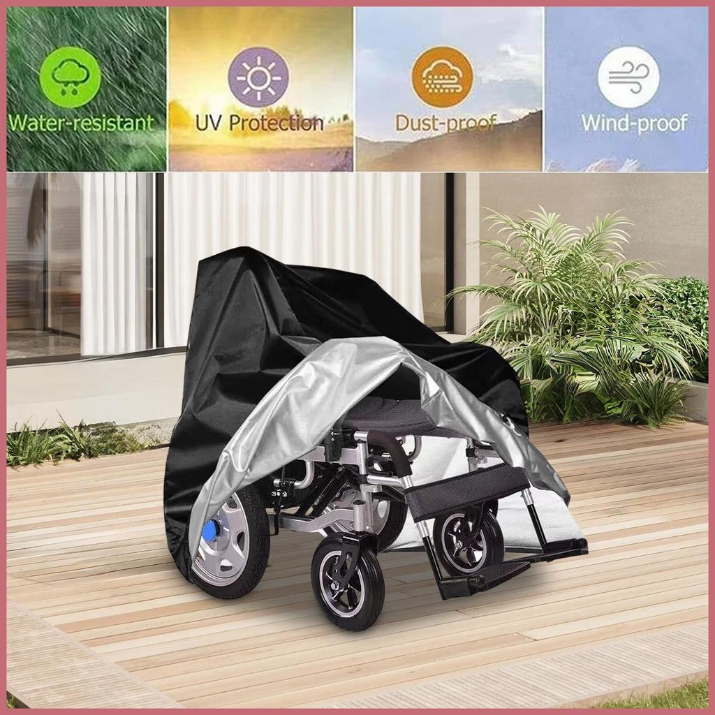 Capas Para Cadeiras De Rodas 210D Oxford Mobilidade Scooter Capa Protetor Resistente À Prova De Poeira Chuva Ao Ar Livre