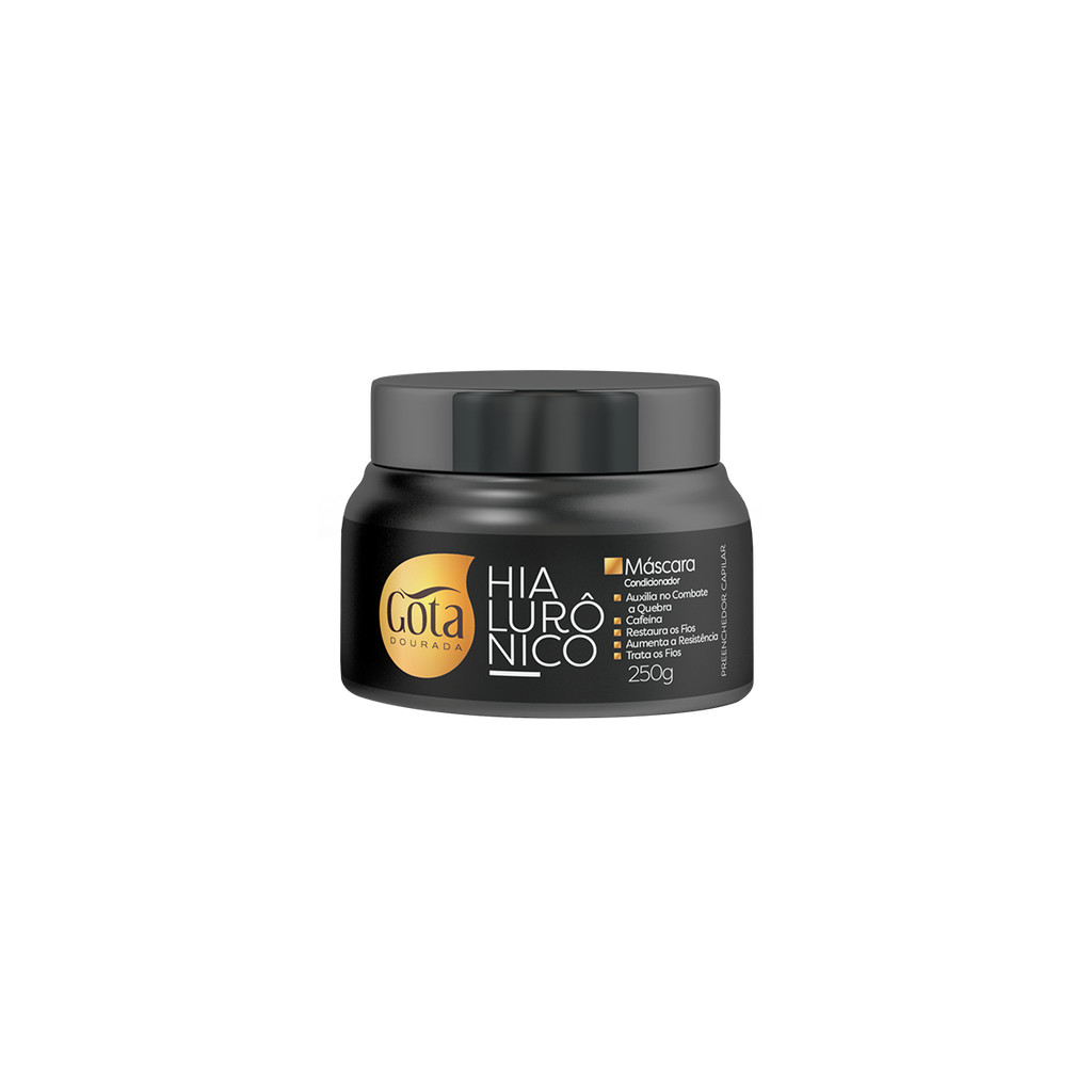Mascara Hialurônico Gota Dourada 250gr - Hidratação Profunda