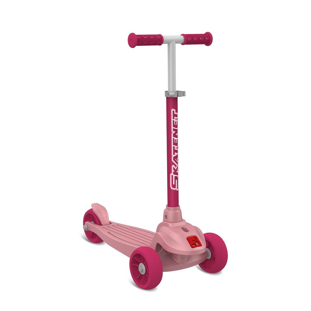 Skatenet Regulável Rosa Bandeirante