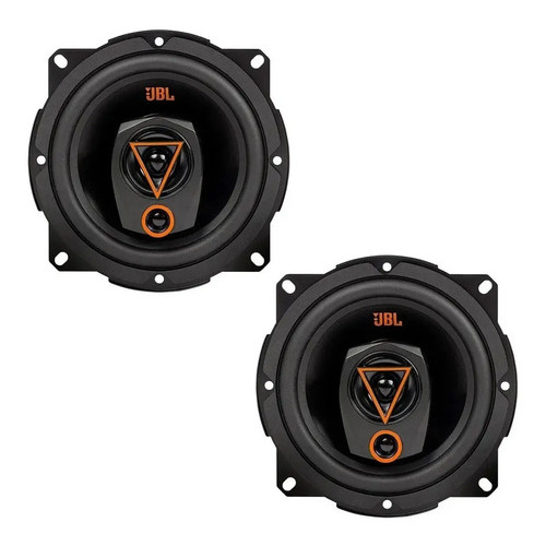 Par Alto Falante Jbl 5trms80 5pol Triaxial 160w Potente Bom Cor Preto