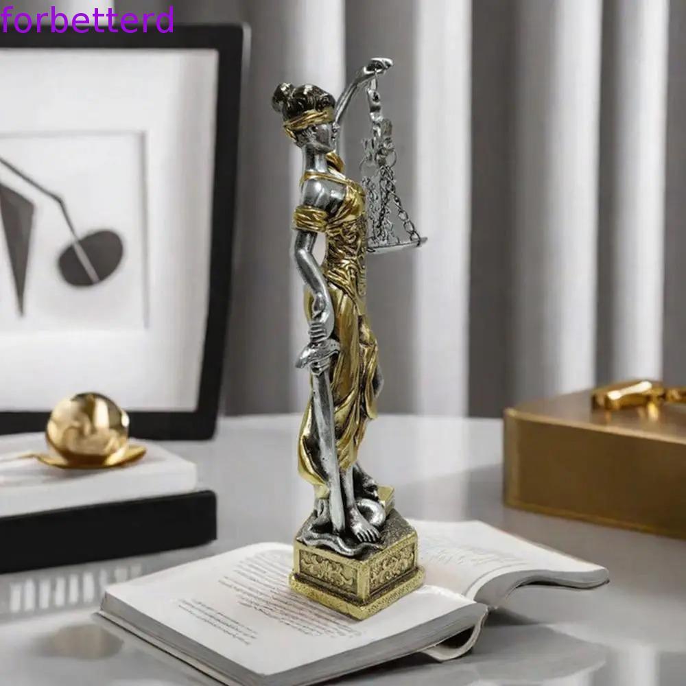 Estátua Da Deusa Justiça Grécia FORBETTERD , Ornamentos De Mesa Em Resina Estilo Europeu , Vintage