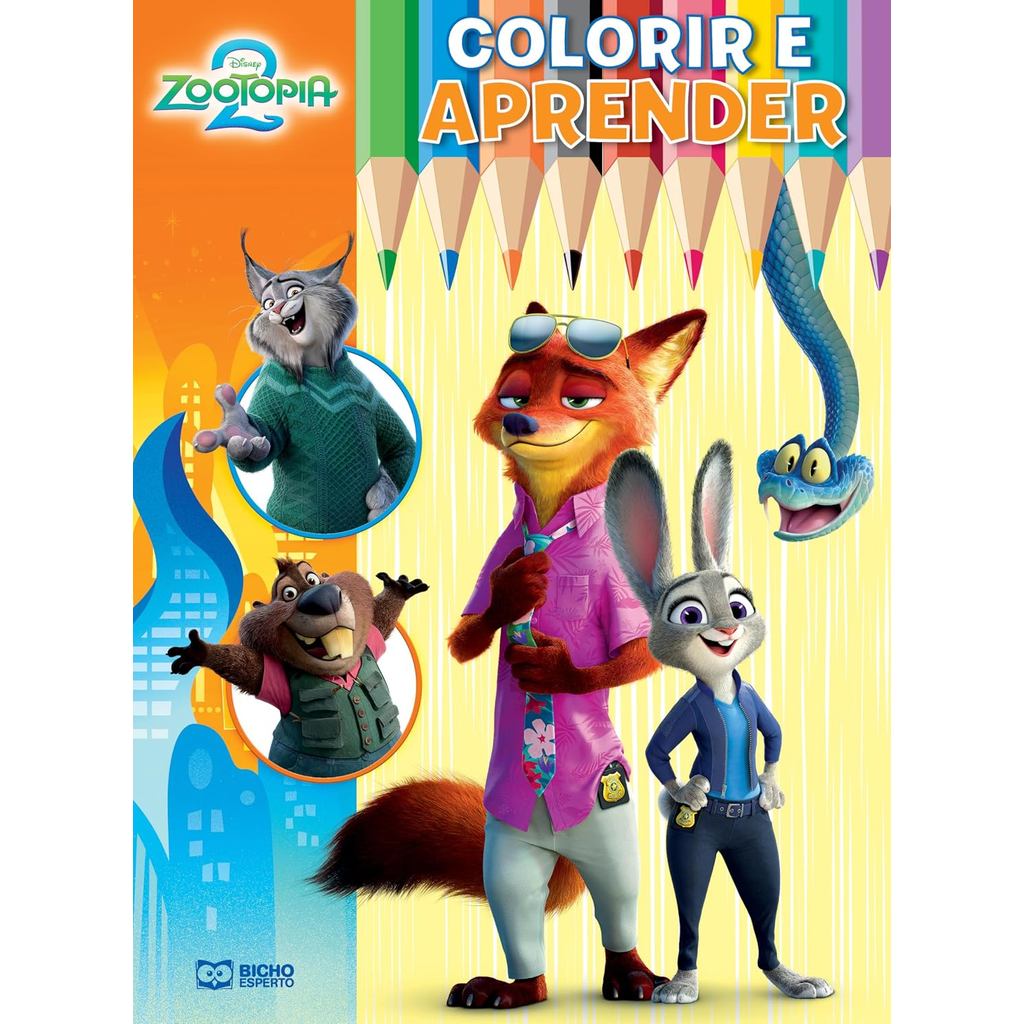 Colorir e Aprender Disney | Zootopia 2