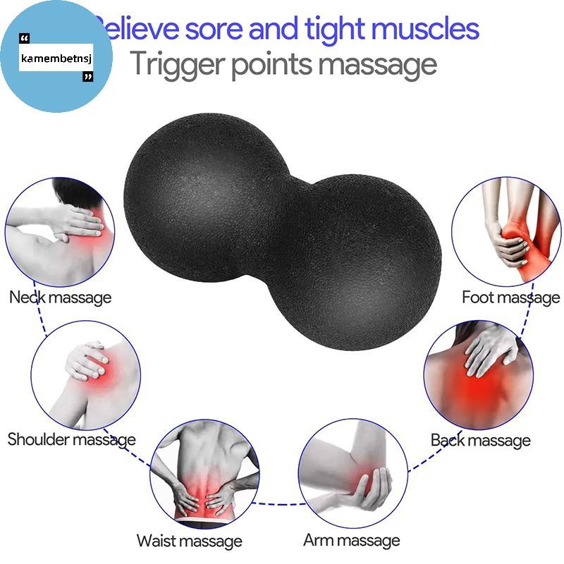 KAM EPP Lacrosse Myofascia Bola De Massagem De Amendoim Alta Densidade Leve Fitness Corpo Fáscia Exercício Aliviar Dor Y
