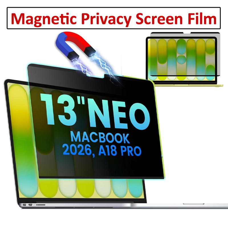 Filme Magnético De Tela De Privacidade Para Macbook Air 13.6/15 Polegadas M5 M4