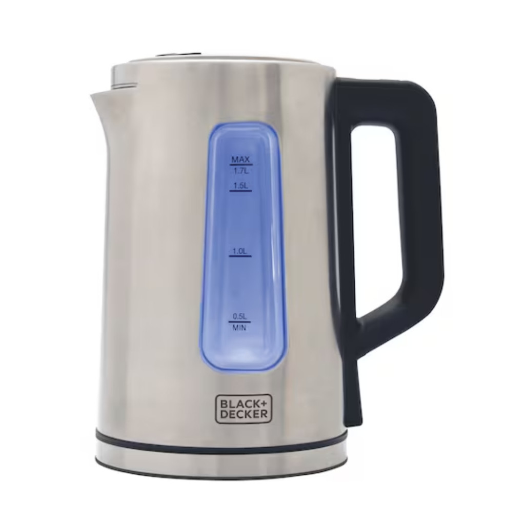 Chaleira Elétrica Black+Decker KEPG-BR Inox 110V OU 220V 1,8L Base Giratória Desligamento Automático