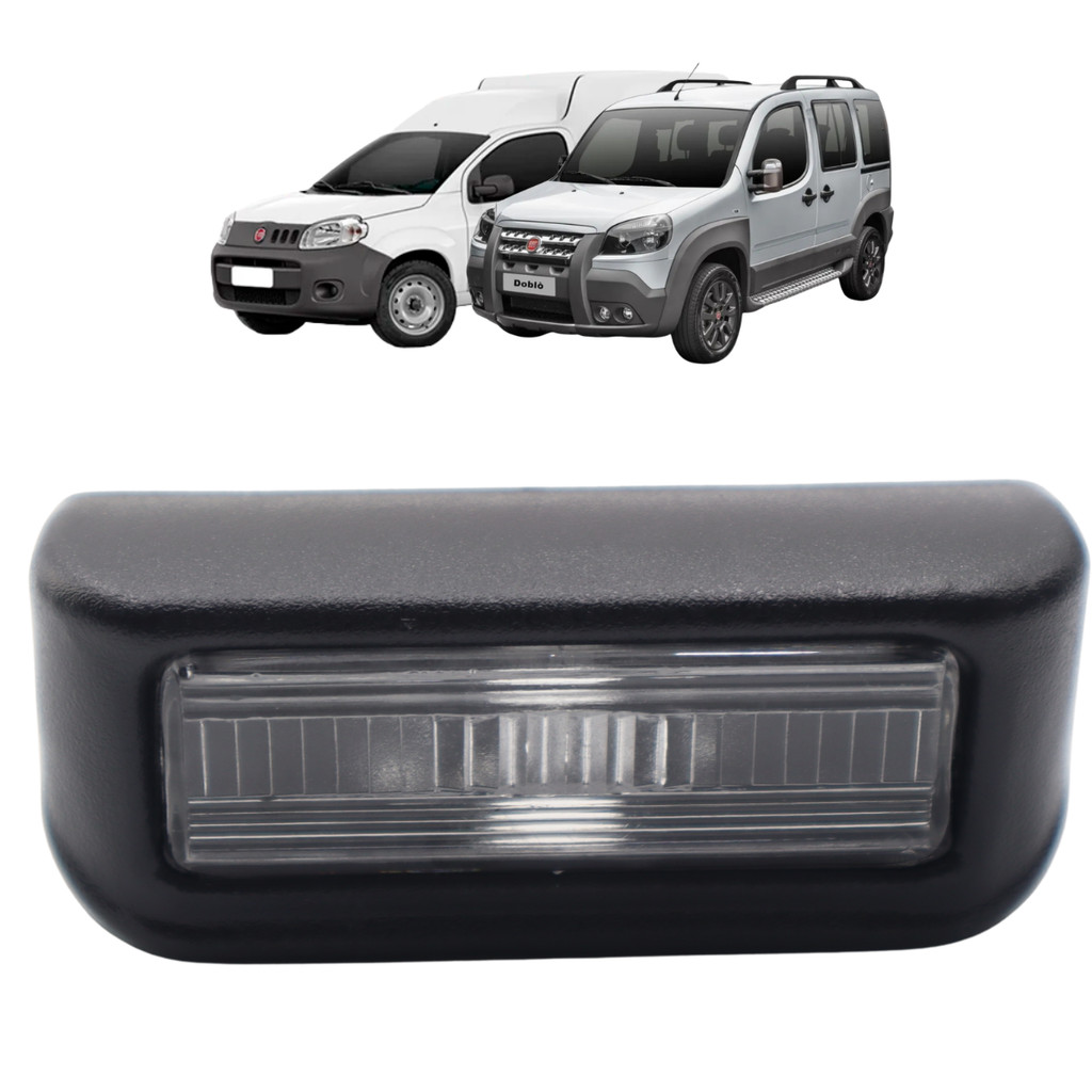Lanterna Da Luz De Placa Fiat Doblo 2002 Até 2021 Fiorino 2013 Até 2021