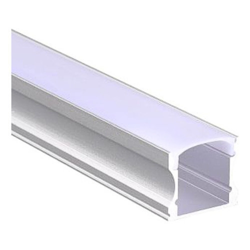 Perfil Alumínio Sobrepor 1010 Branco 1 Metro para Fita LED