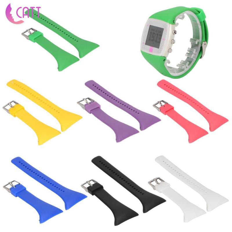 [Dadada2] Pulseira De Relógio De Silicone Macio Para Monitor De Frequência Cardíaca Polar FT4 FT7 Preta