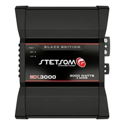 Módulo Amplificador Stetsom Ex3000blk Black 4 Ohm 3000w Rms