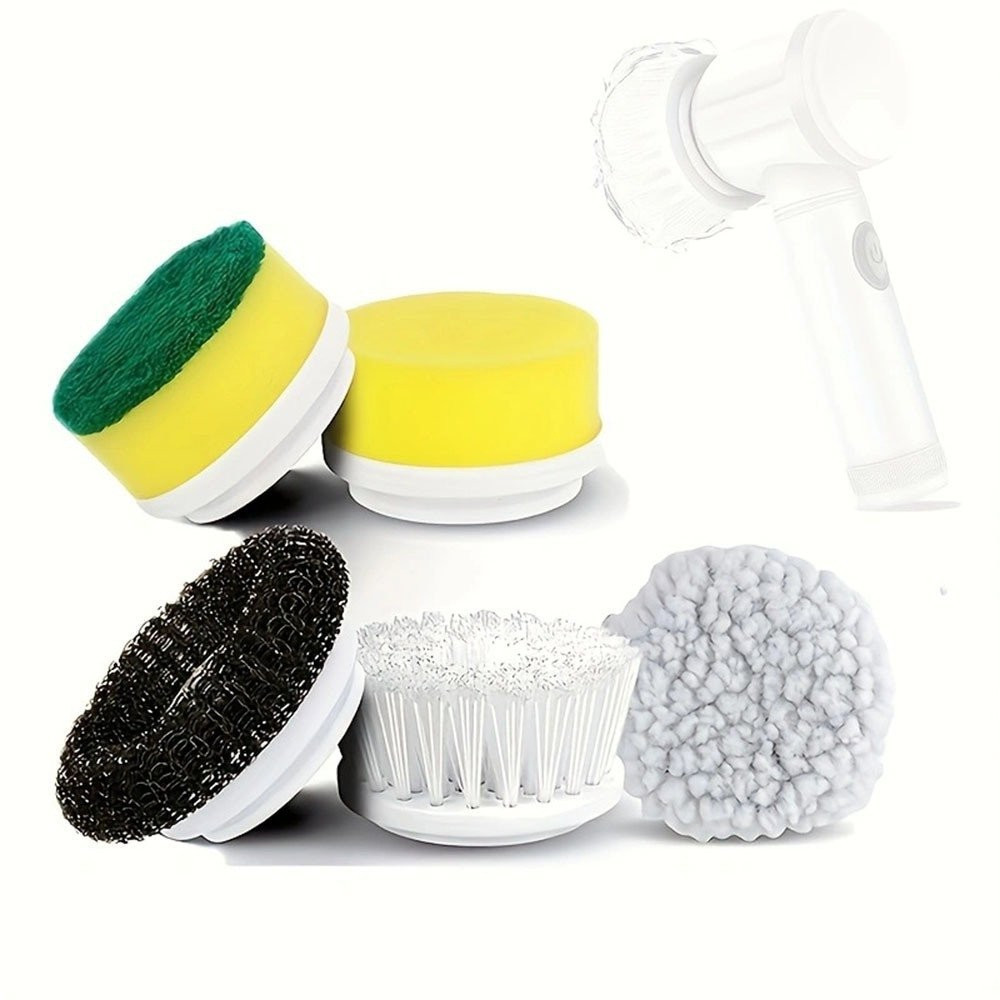 Cabeça de escova de limpeza elétrica sem fio, multifuncional para limpeza de utensílios de cozinha, itens de banheiro, e