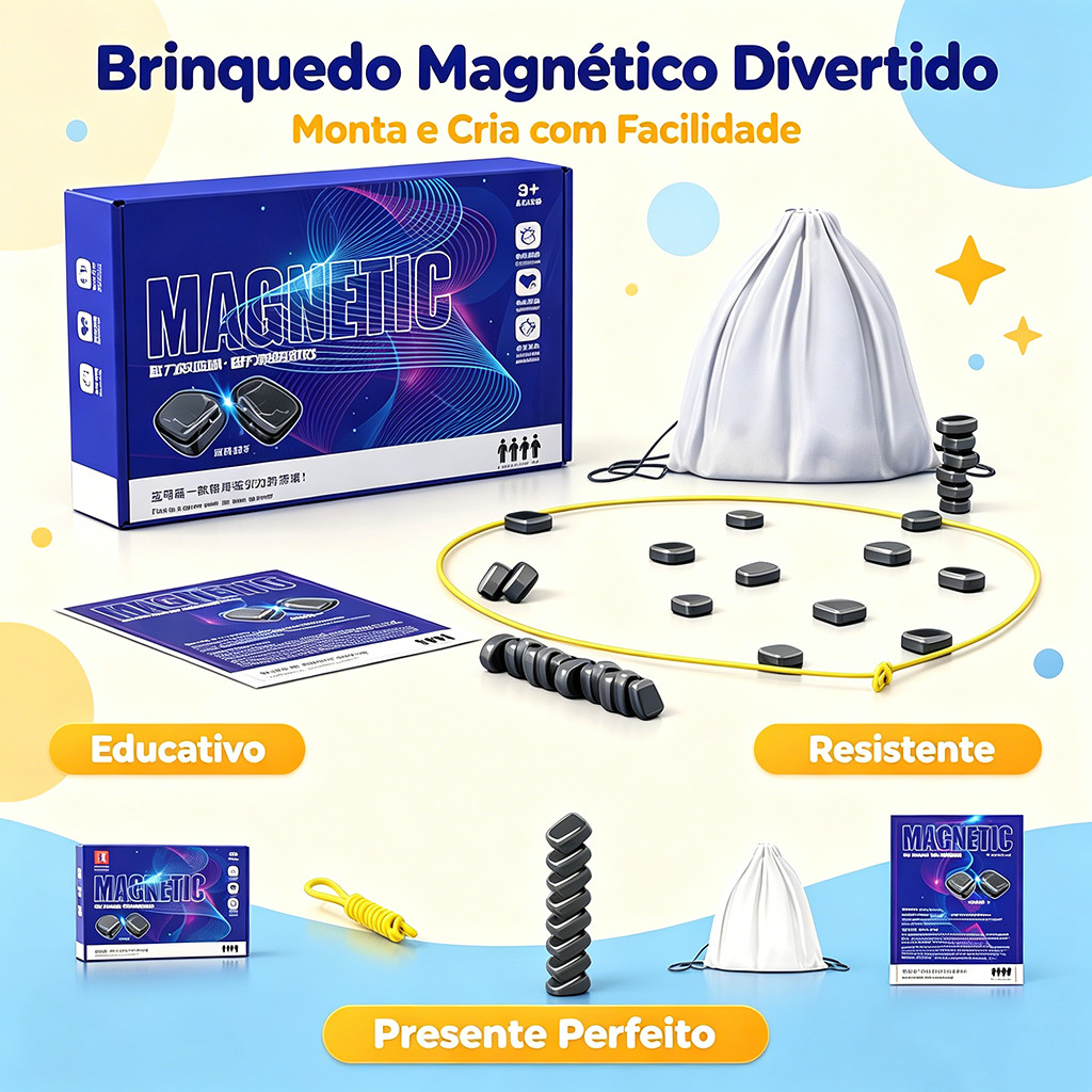 Kit 20 Peças Jogo De Xadrez Magnético Tabuleiro De Pedra Magnética Batalha Educacional Para Crianças Presente De Natal