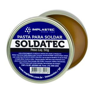 Pasta de Solda Soldatec Implastec 50g em Oferta na Shopee