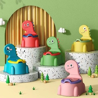 Penico de Dinossauro de Desenho Animado para Bebês Meninos e Meninas, Penico para Iniciantes, Urinol Espesso à Prova de 