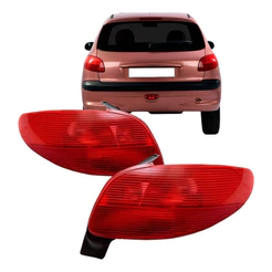 Par Lanterna Traseira Peugeot 206 1998 99 00 01 02 2003