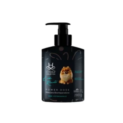 Máscara Bioreparadora Power Dose Cães Gatos Pelagem Volumosa Hydra Collection Luiz Renato 280g