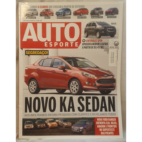 Revista Auto Esporte nº566 - Novo Ka Sedan - Editora Globo