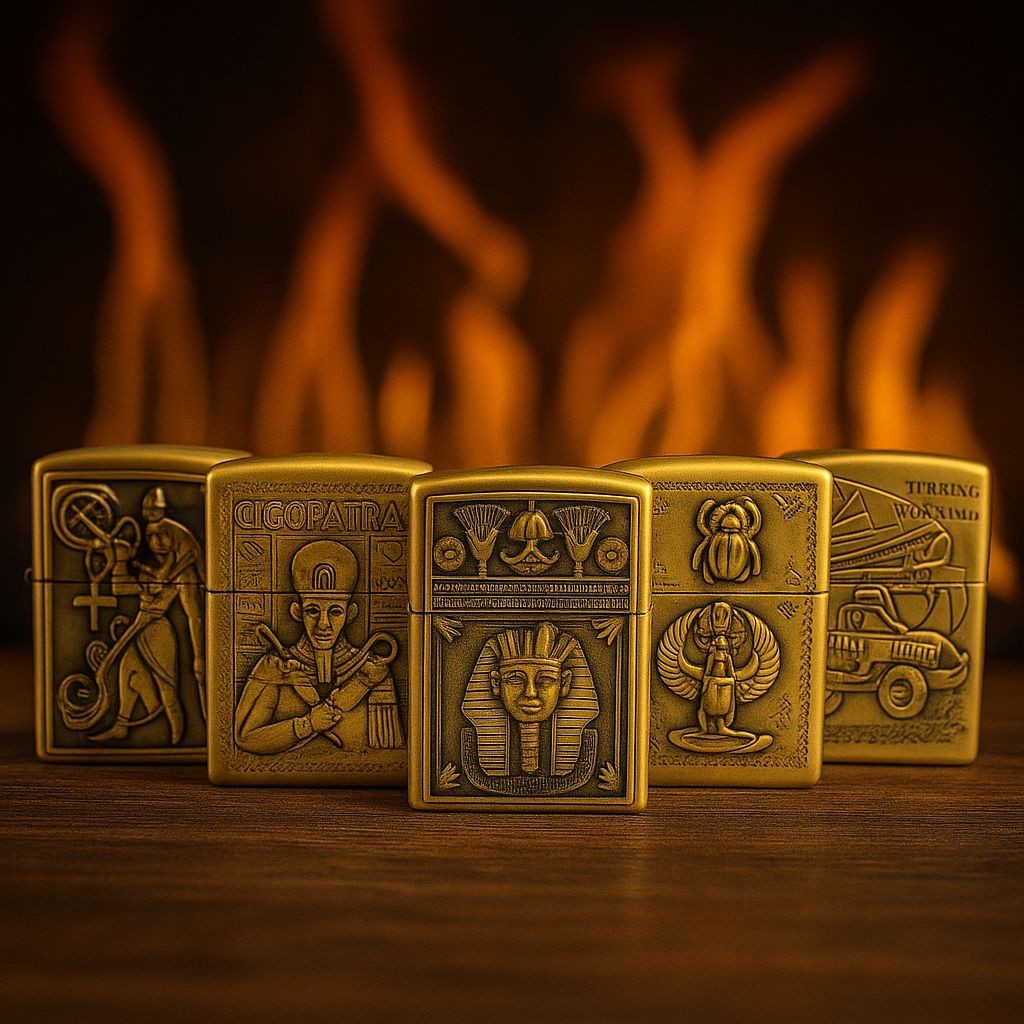 Isqueiro Metálico Tipo Zippo – Estilo Clássico e Recarregável Sortido SEM FLUIDO — imagem 2 de 2