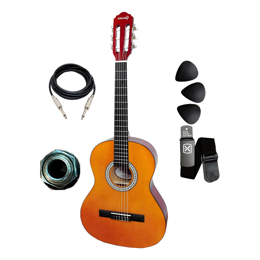 Violão Eletroacústico Infantil Giannini Start N6 P/ Canhoto em Oferta na Shopee
