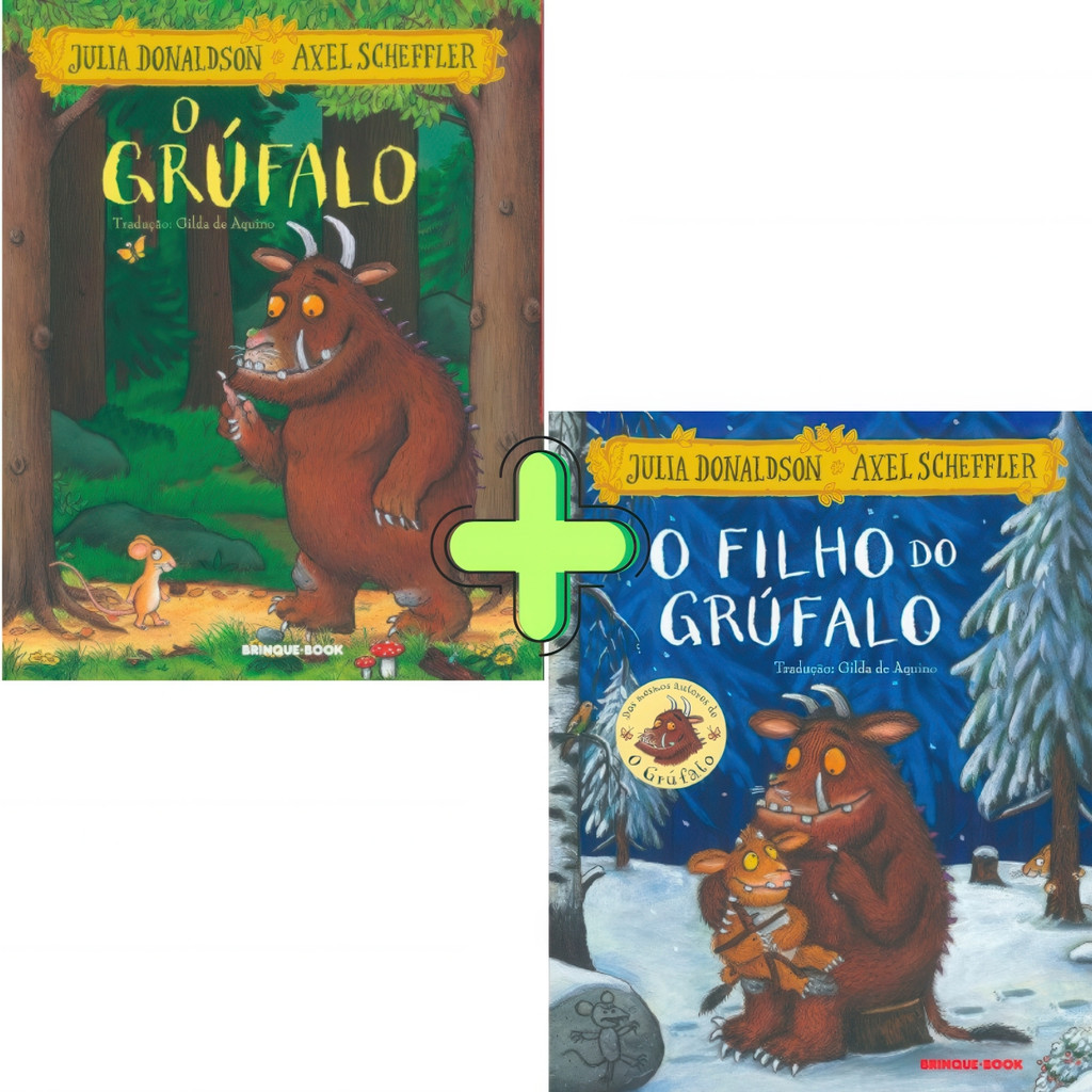 O Grúfalo | O Filho Do Grúfalo, De Julia Donaldson. 1, Vol. 1 E 2. Brinque-book