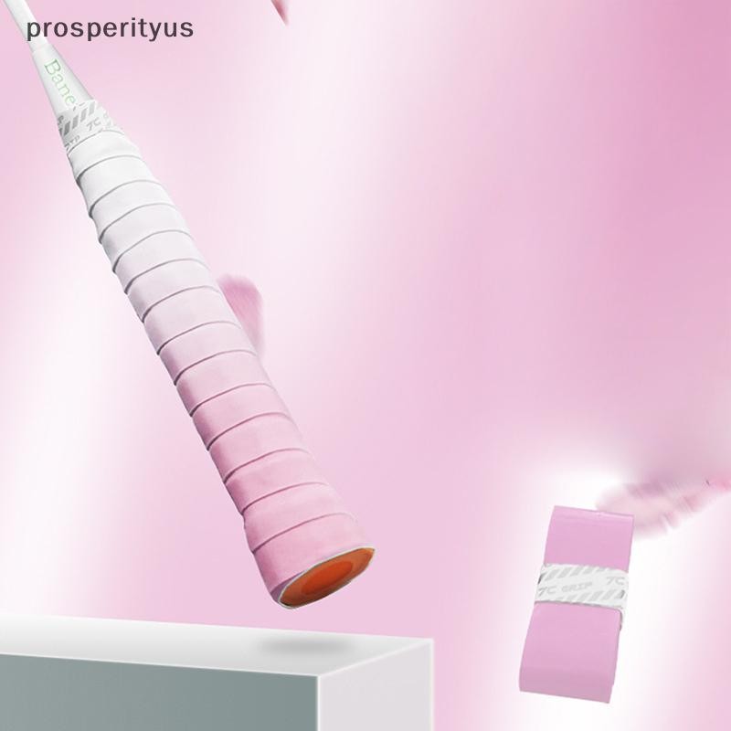 [prosperityus] 1 Peça Overgrip Gradiente Antiderrapante Absorvente De Suor Para Raquete De Badminton Fita Enrolada Acess