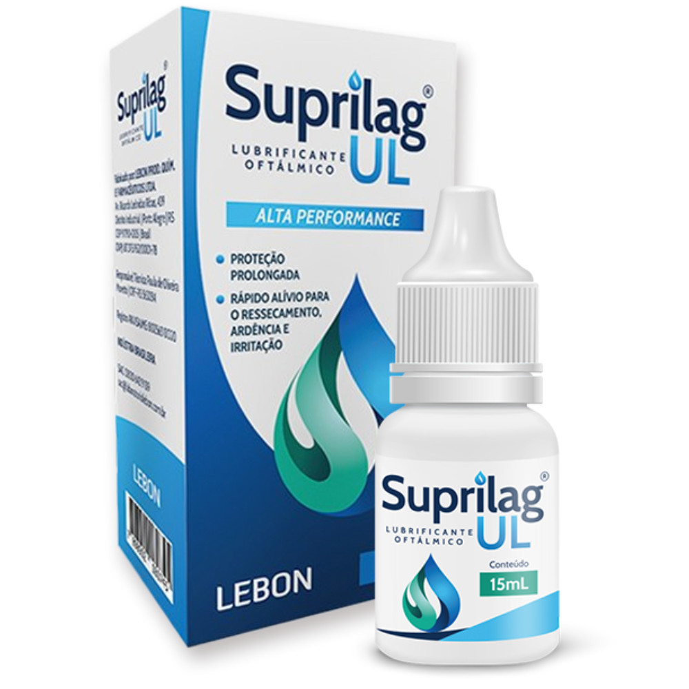 Suprilag UL Colírio 10mL Alívio para Olhos Secos e Irritados