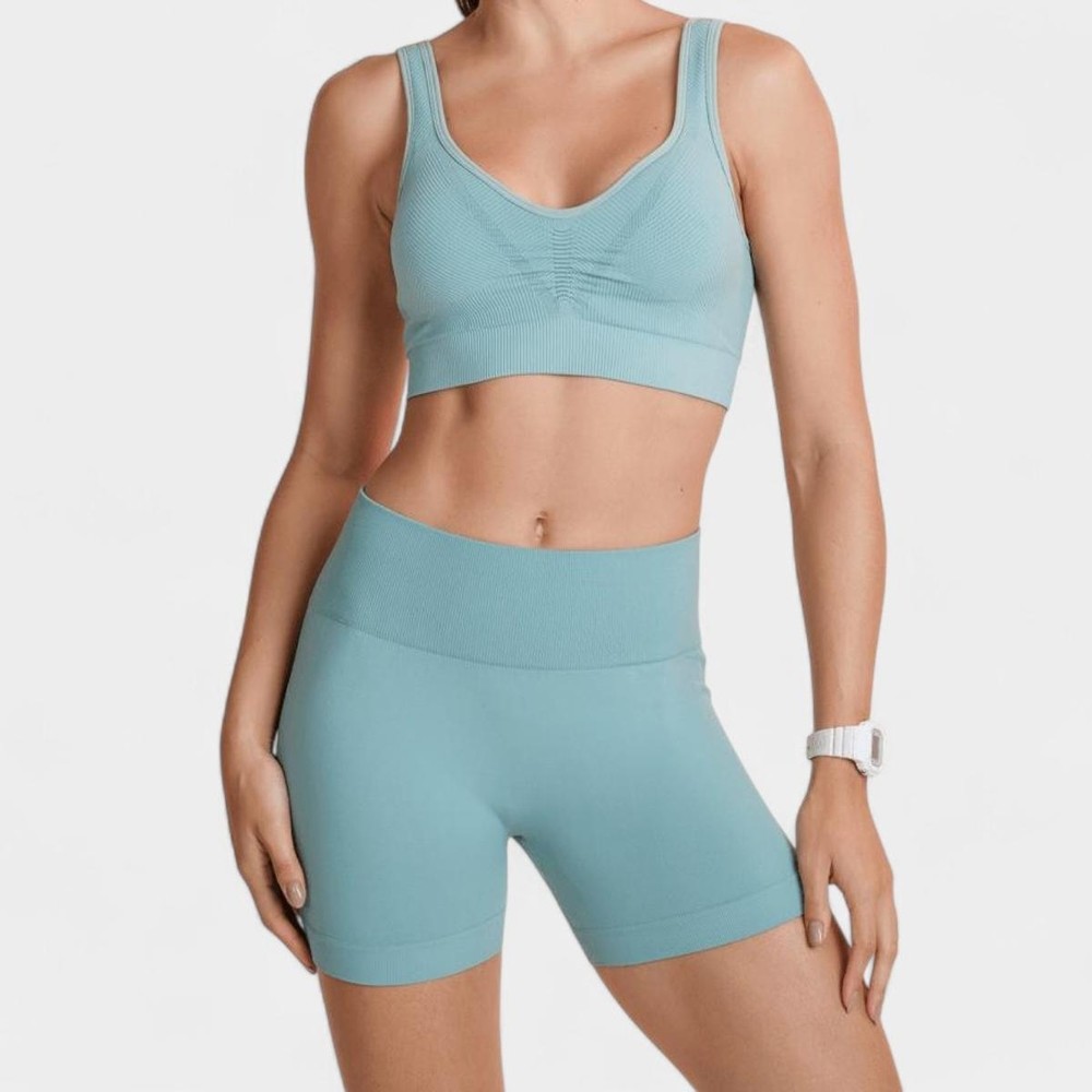 Top Esportivo Lupo Af Basic Com Bojo Removível - Verde Água em Oferta na Shopee