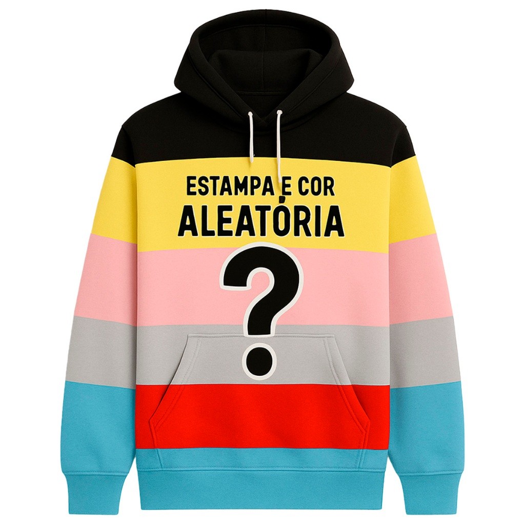Moletom/ Camisetas Flanelado ou Bermuda Moletom Exclusivo Blusa De Frio Queima De Estoque Blusão Surpresa Promoção