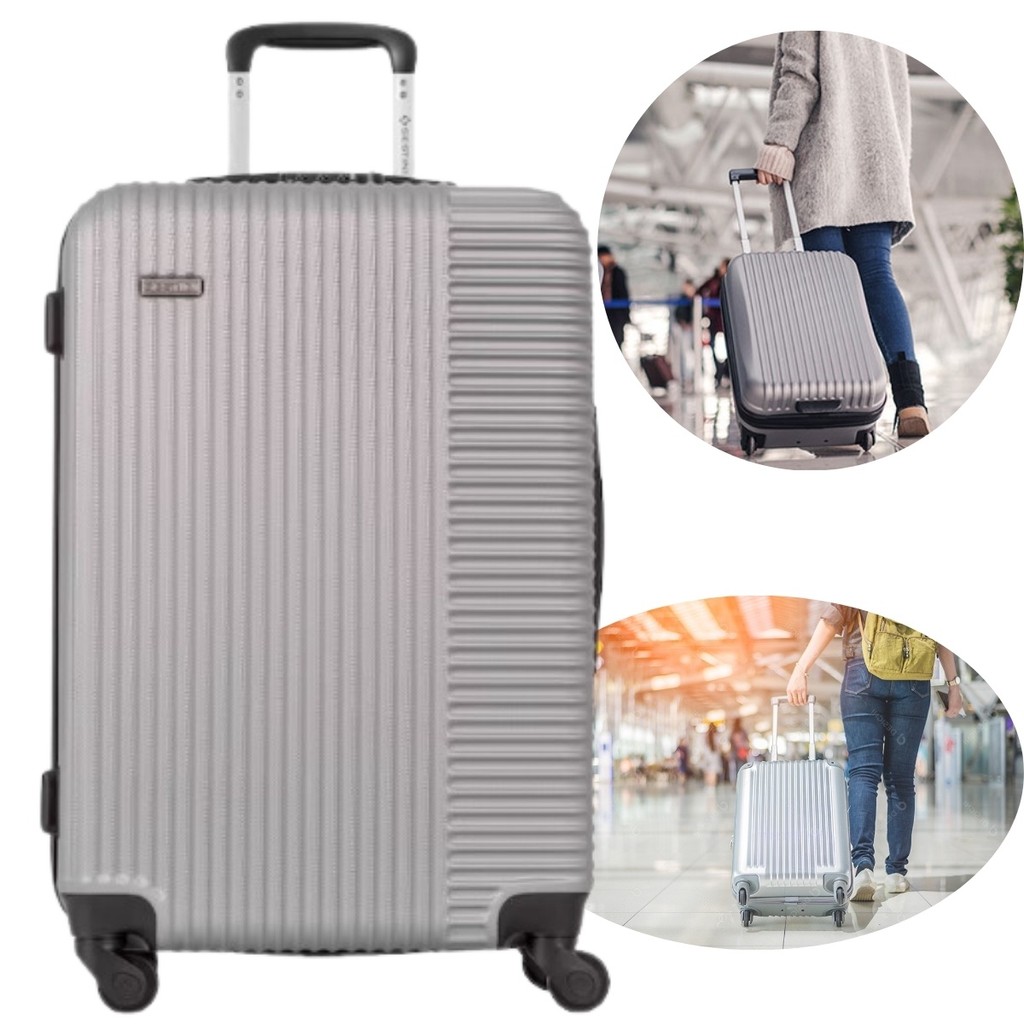 Mala de Viagem Grande Resistente Ideal Para Viagens Longas Com Alça Retrátil