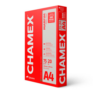 Papel sulfite A4 75g Marfim 210x297 com 500 folhas Colors Chamex em Oferta na Shopee