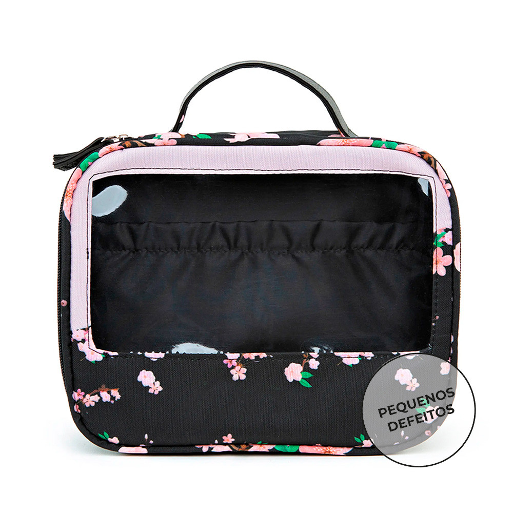 Outlet Necessaire Gocase Makeup Double Classical Rose - Pequenos Defeitos em Oferta na Shopee