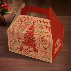 30 MALETINHA - NATAL ESSENCIA 5652 KRAFT (NATAL 2025 IDEIA) (CHOCO)