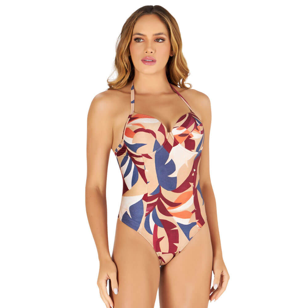 Maiô Estampado Dilady Banho de Mar 623520 - Zero Barriga