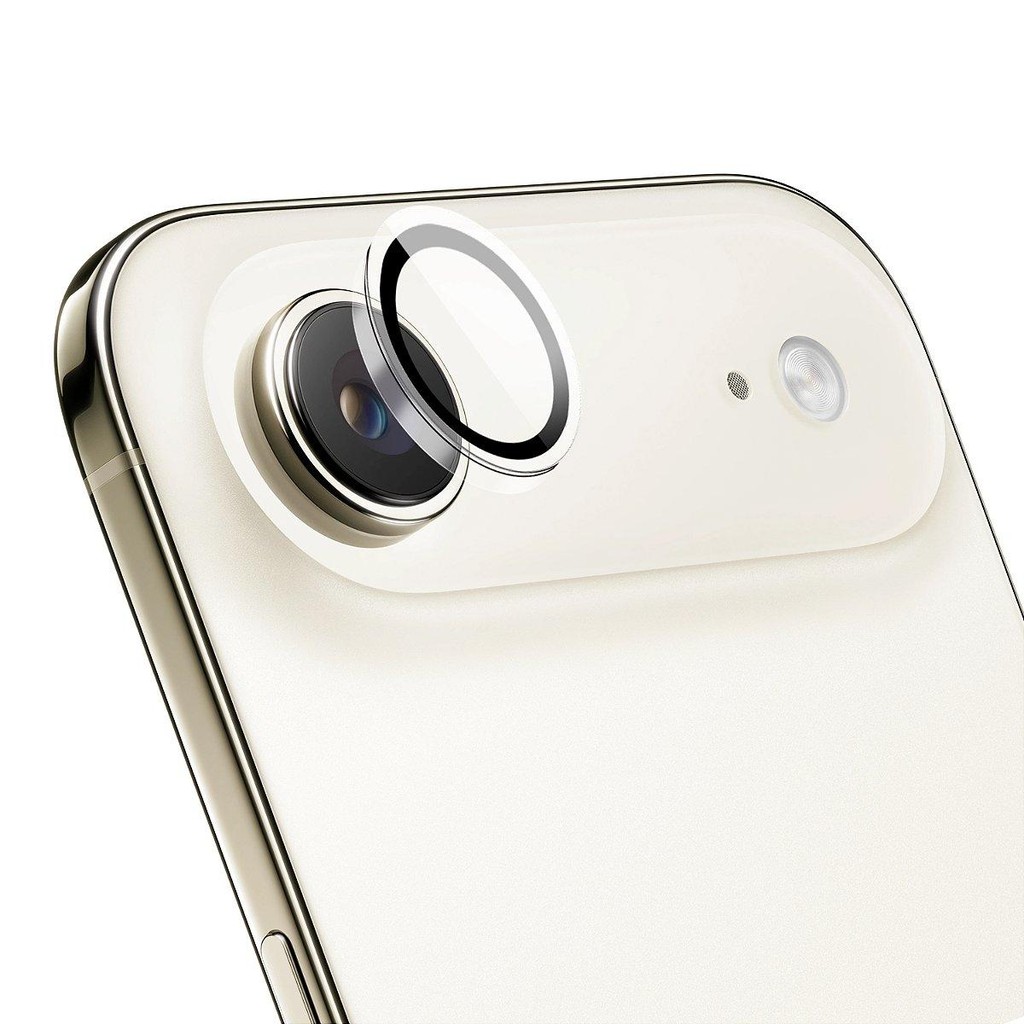 Protetor de Lente para iPhone Air - Survivor - Transparente com molde aplicador - Frame para câmera - Gshield em Oferta na Shopee