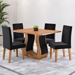 Mesa de Jantar 4 Lugares Amarena - Viero Móveis