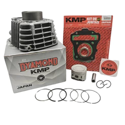 Kit Cilindro motor completo KMP Dyamond Honda Biz 110 / Pop 110i 2016 a 2024