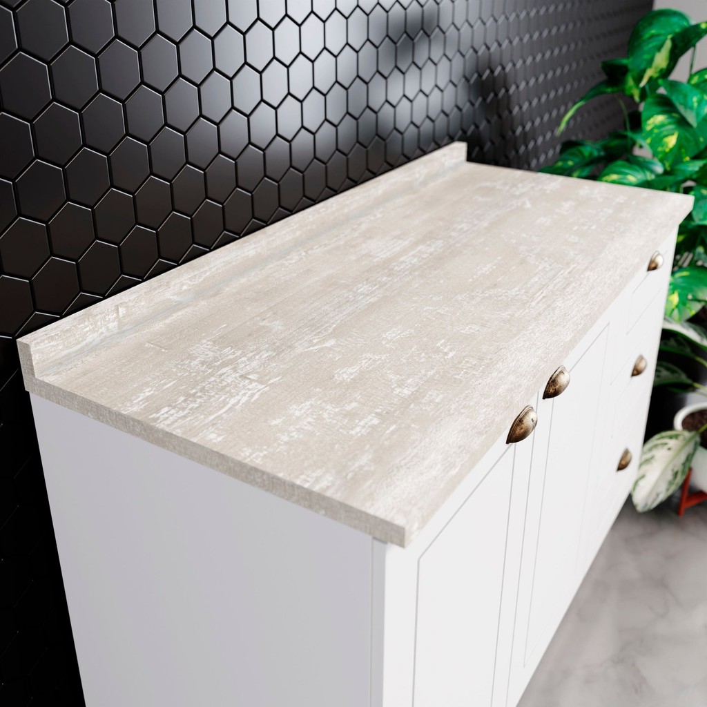 Tampo para Balcão Emily 120cm  Calcare em Oferta na Shopee