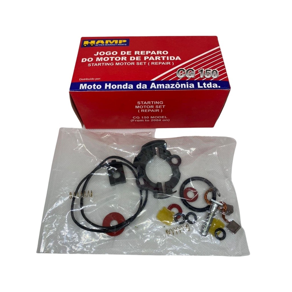 Suporte Escova Motor Arranque Partida Titan 150 160 Start Fan 150 Nxr 125 150 Bros em Oferta na Shopee