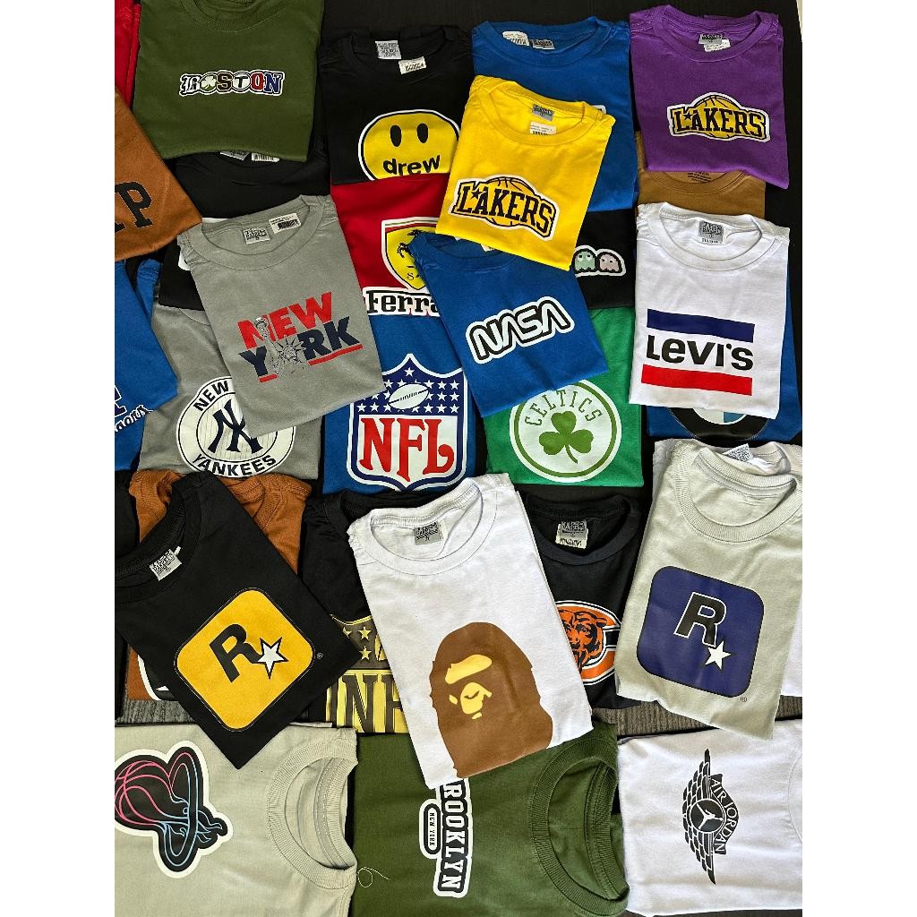 kit 5 Camisetas Menino Menina  - Alta Qualidade - Promoção - Cores e estampas variadas sortidas