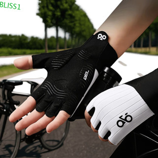 BLISS1 1 Par De Luvas De Ciclismo , Fitness Antiderrapantes Respiráveis Meio Dedo À Prova De Choque Que Absorvem O Suor em Oferta na Shopee