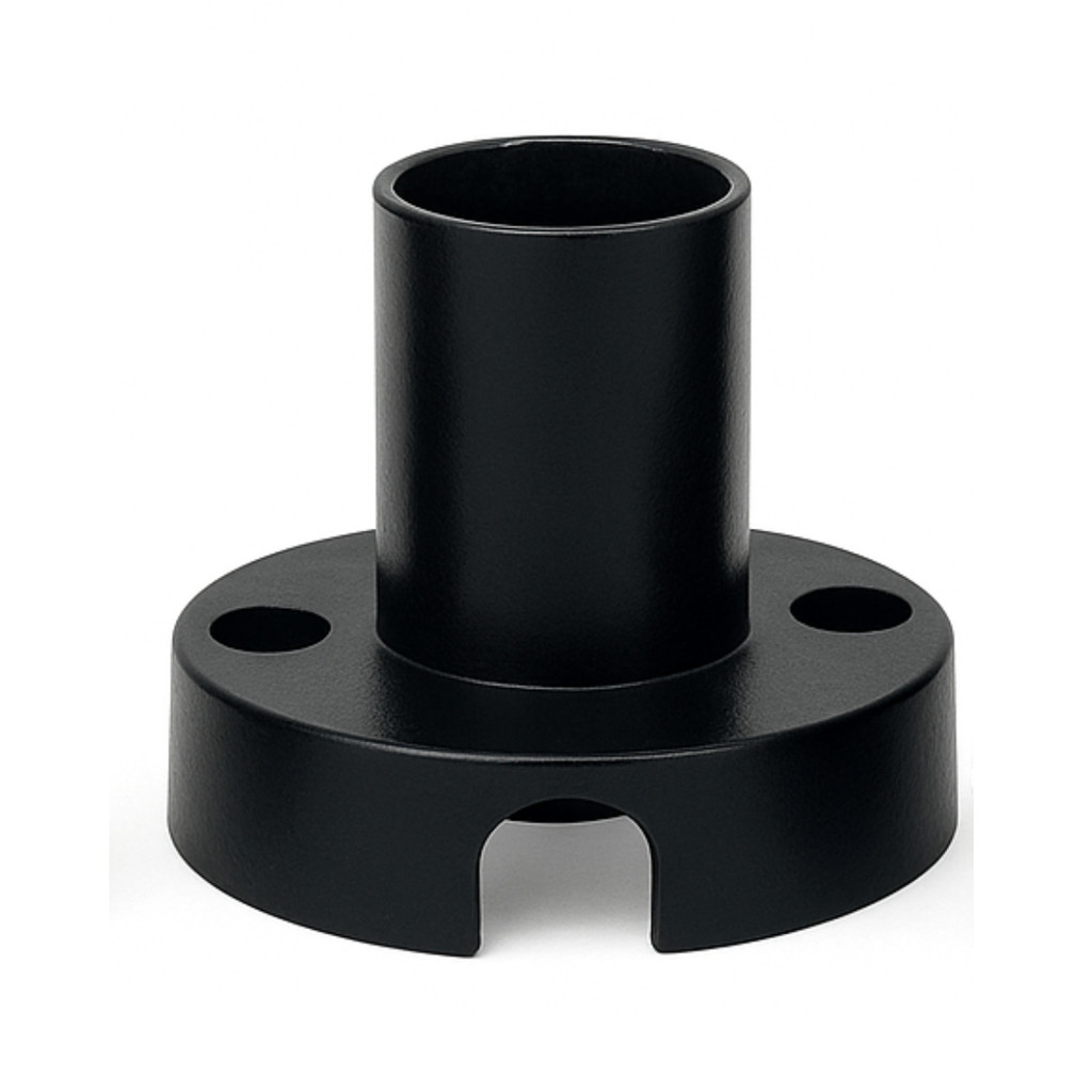 Soquete Bocal Base E14 Fixo ABS Preto