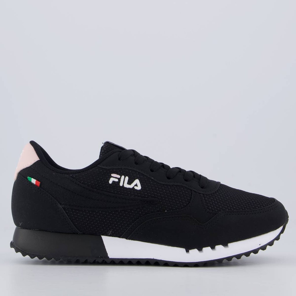 Tênis Fila Euro Jogger Sport II Feminino Preto e Rosa