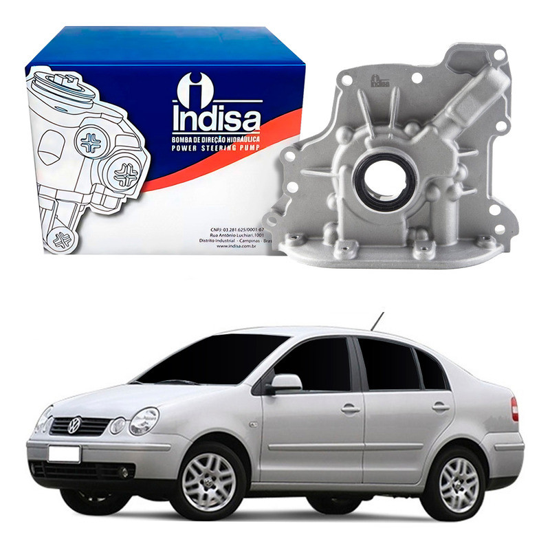 Bomba Oleo Volkswagen Polo Sedan 1.6 8v Ea111 2003 A 2006 em Oferta na Shopee