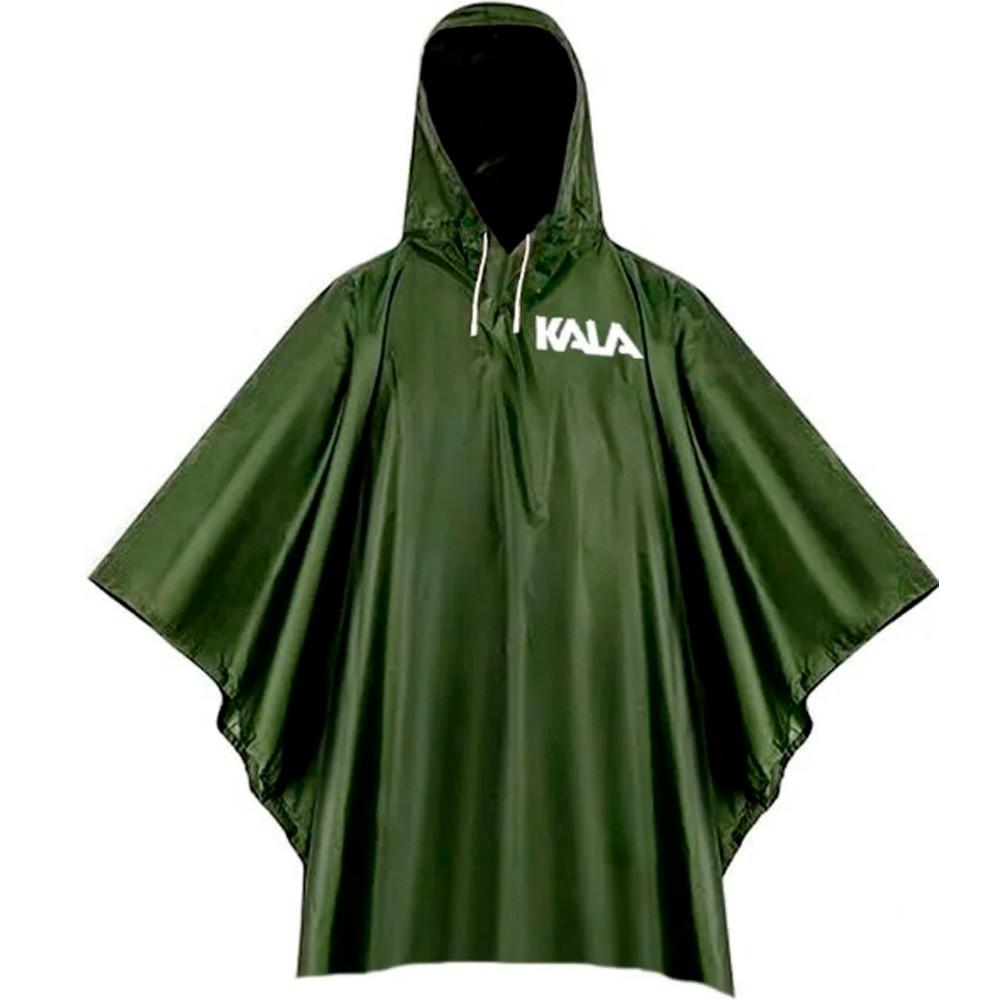 Capa de Chuva Poncho Verde Kala Araguaia com Total Impermeabilidade PVC Laminado sem Costuras