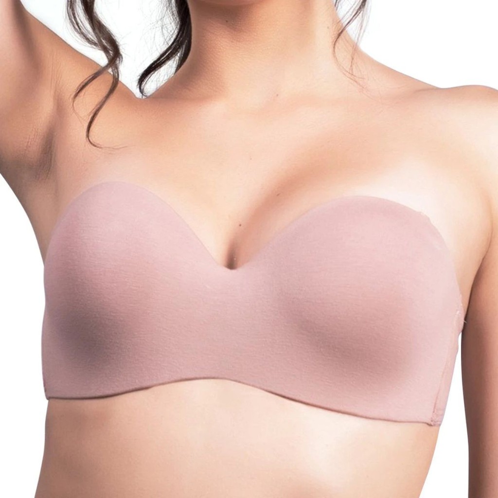 Sutia Sem Alça Com Bojo Firmeza Microfibra Confortável Duloren em Oferta na Shopee