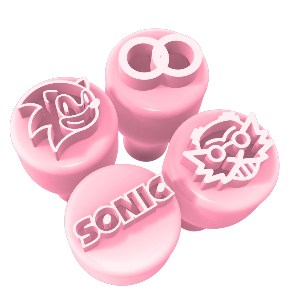 Kit Carimbos para Brigadeiro Docinho Ouriço Veloz com 4 peças em Oferta na Shopee