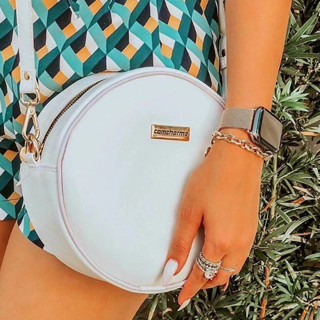Bolsa Feminina Grife Redonda Varias Cores Transversal Tira Colo Promoção em Oferta na Shopee