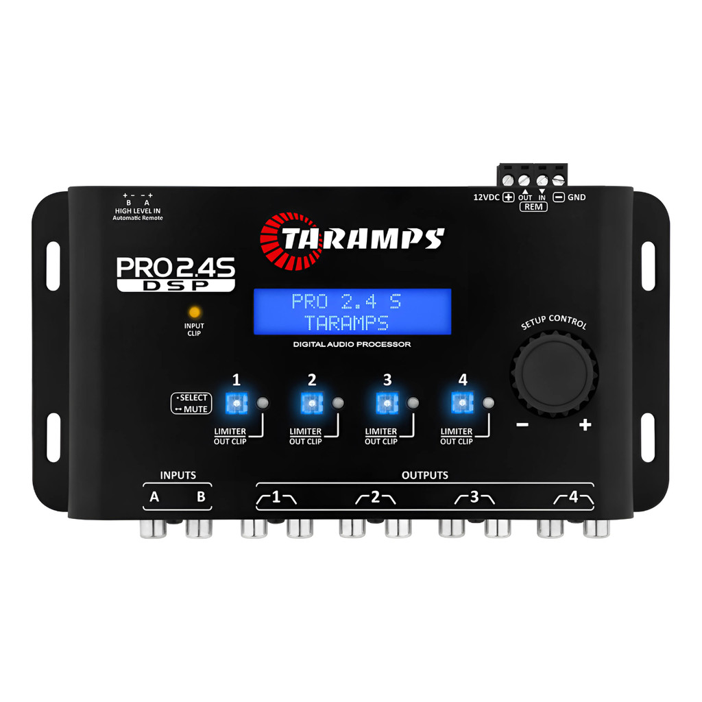 Processador Digital De Audio Taramps Pro 2.4s Crossover em Oferta na Shopee