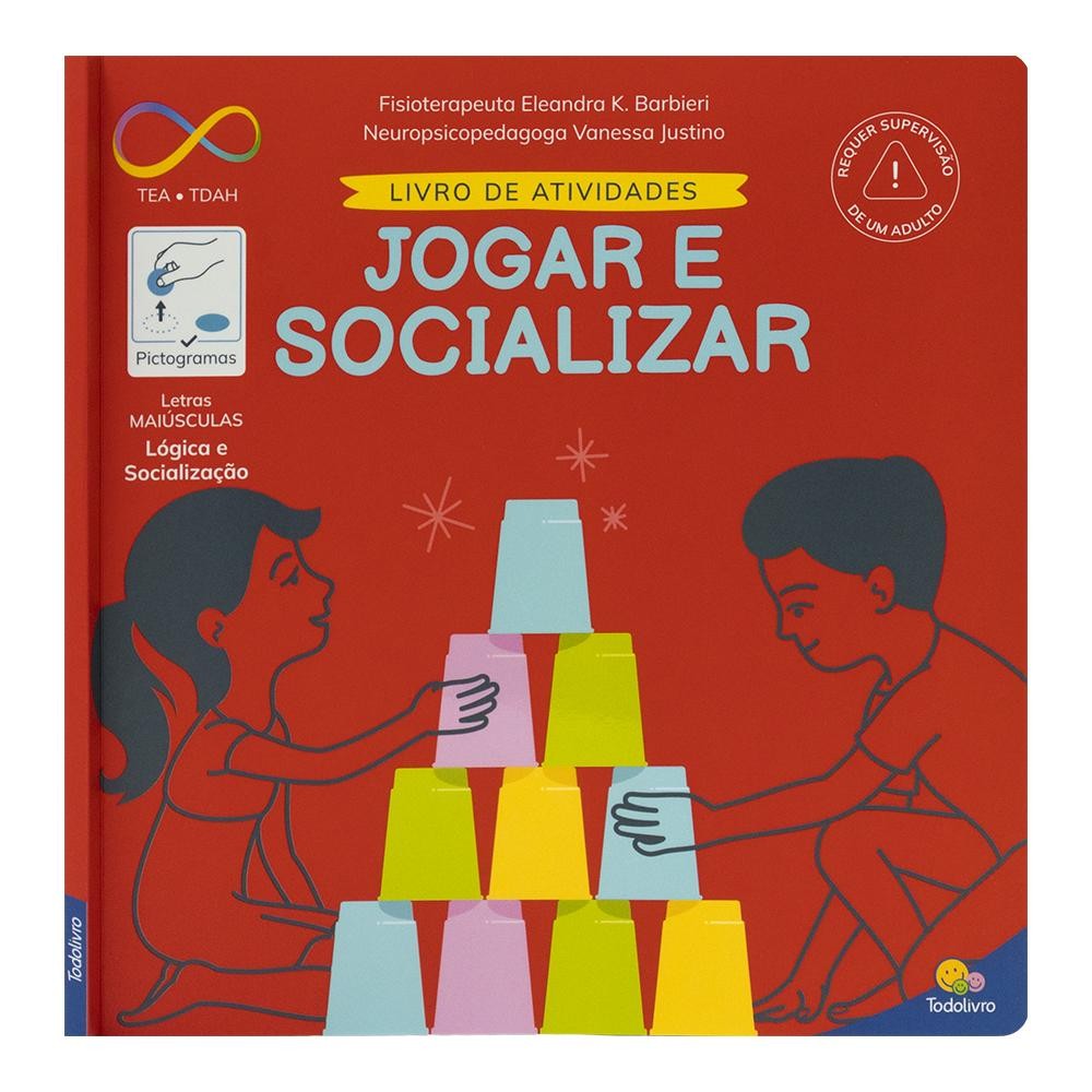 Livro Neurodiversidade Livro de Atividades: Jogar e Socializar - Livros Sorocaba