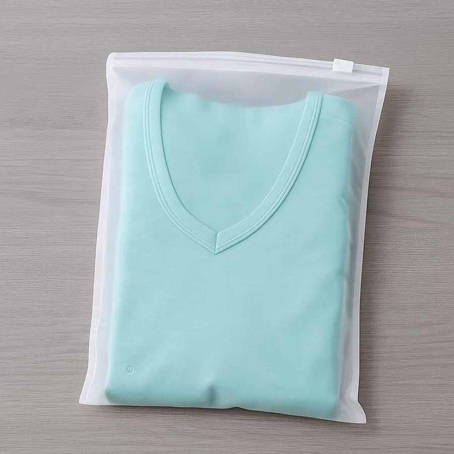 Saco Trilho Zip Transparente Fosco Premium - 30x35cm - 50 unidades - Rizzo